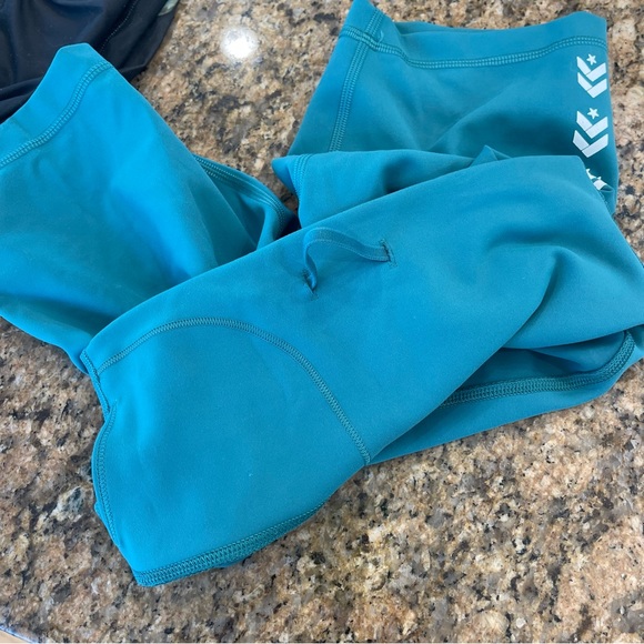 NEW Lululemon Teal Wunder Train High Waisted 8” short in teal aqua - Picture 11 of 13